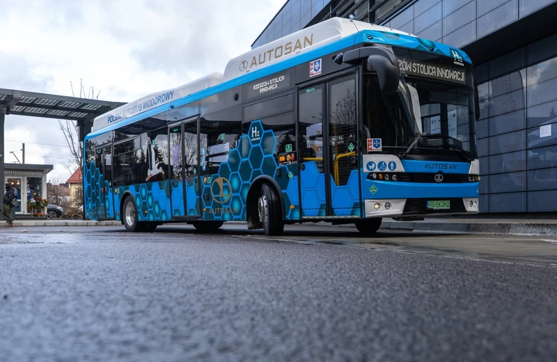 Autobus wodorowy na ulicach Rzeszowa. Trwają testy