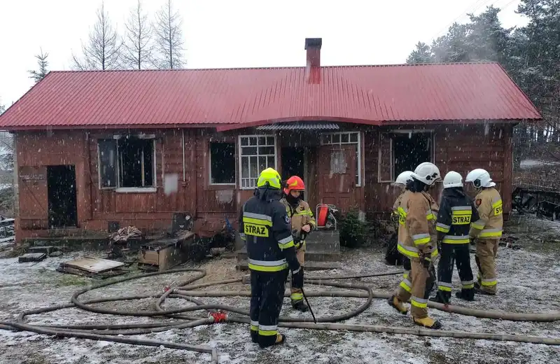 Tragiczny pożar domu w Narolu. W środku znaleziono ciało kobiety