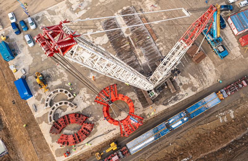 Rozpoczyna się montaż maszyny TBM, która wydrąży tunel na S19 Rzeszów - Babica