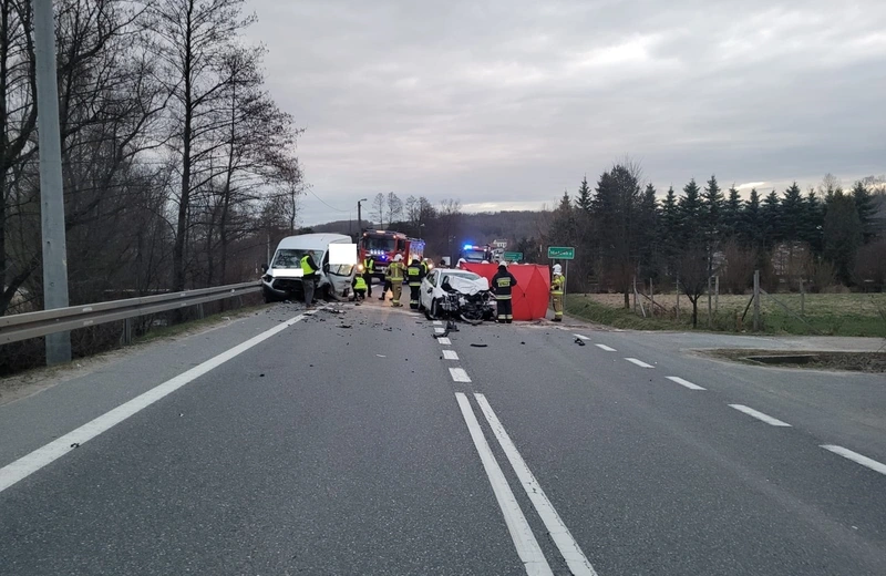 Tragiczny wypadek w Małówce. Nie żyje 1 osoba