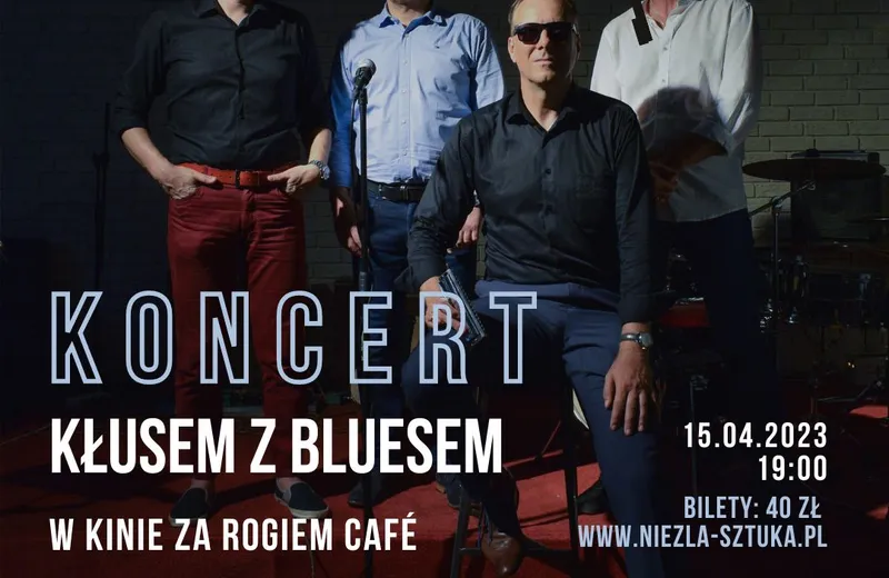 Premierowy koncert Kłusem z Blusem w Kinie za Rogiem Cafe