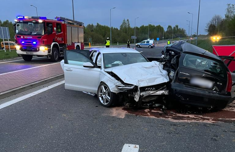 Śmiertelny wypadek na obwodnicy Leżajska. Nie żyją 2 osoby