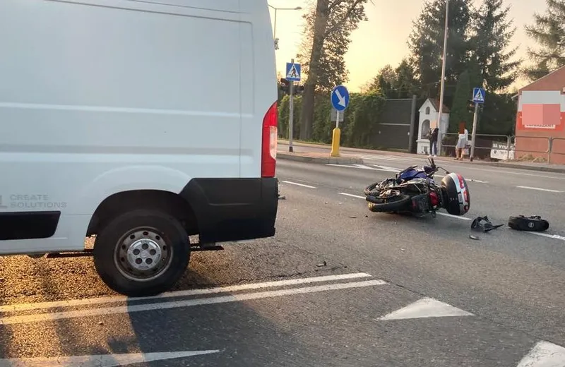 Wypadek na ul. Lwowskiej. 1 osoba ranna