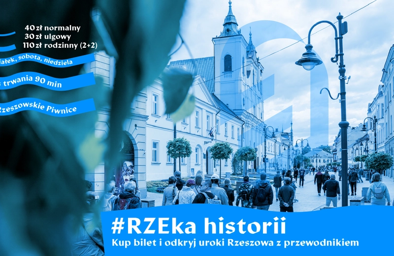 "Rzeka historii" – nowy cykl zwiedzania Rzeszowa z przewodnikiem