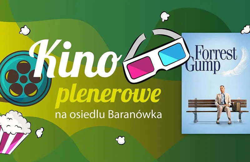 "Forrest Gump" w kinie plenerowym na osiedlu Baranówka