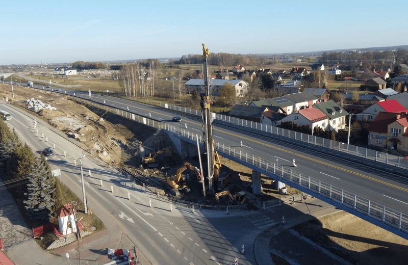 Postęp prac przy budowie drugiej jezdni S19 Sokołów Małopolski Północ i Jasionka [ZDJĘCIA]