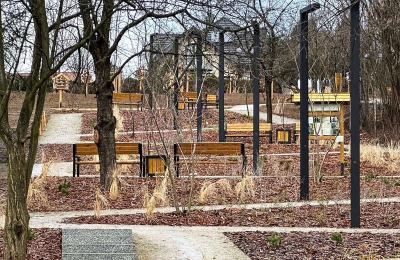 Ogród kieszonkowy ze sceną plenerową na osiedlu Pobitno już gotowy [ZDJĘCIA]