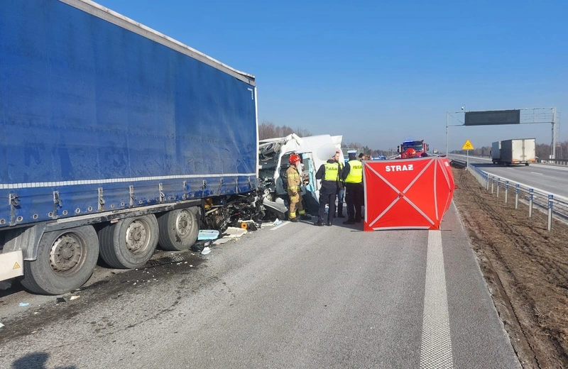 Tragiczny wypadek na S19 w Rudniku nad Sanem. 1 osoba nie żyje