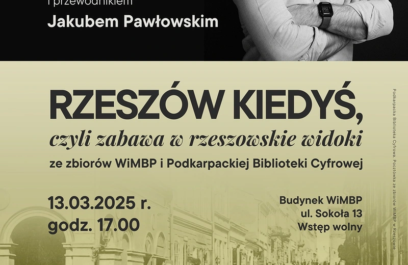 Spotkanie z Jakubem Pawłowskim, organizatorem spacerów miejskich