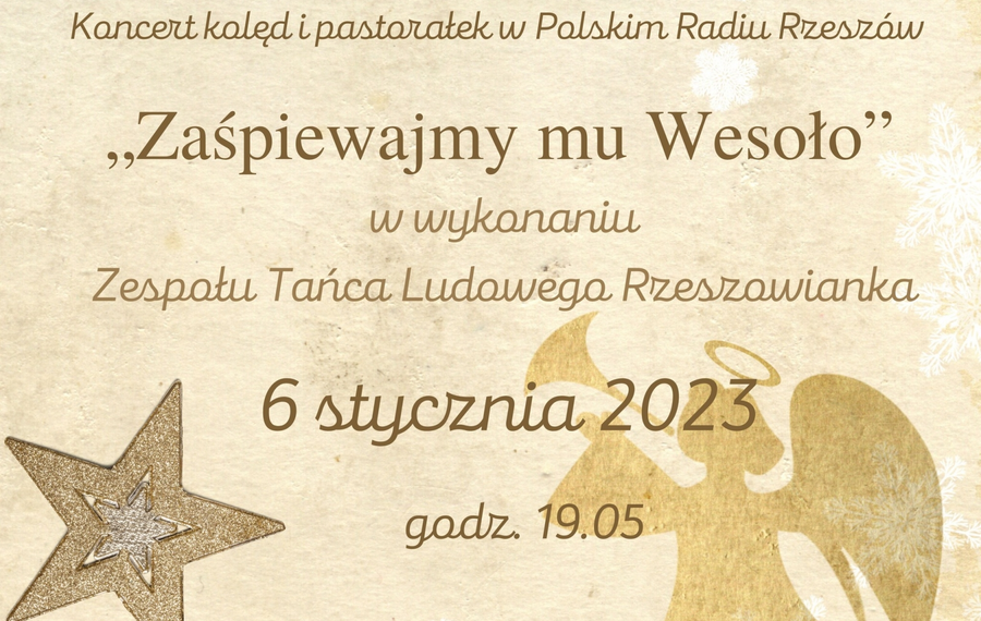 Koncert kolęd i pastorałek w Radiu Rzeszów