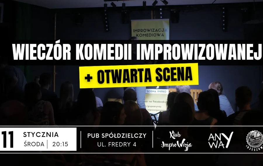 Wieczór komedii improwizowanej + otwarta scena