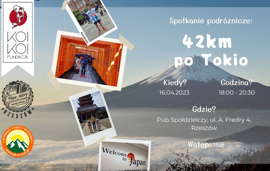 Spotkanie podróżnicze: 42 km po Tokio