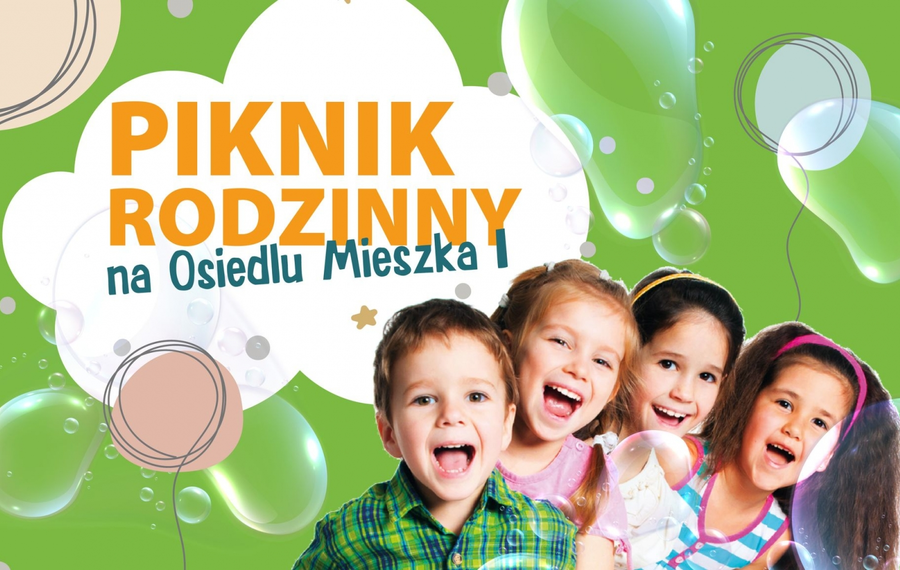 Piknik rodzinny na osiedlu Mieszka I