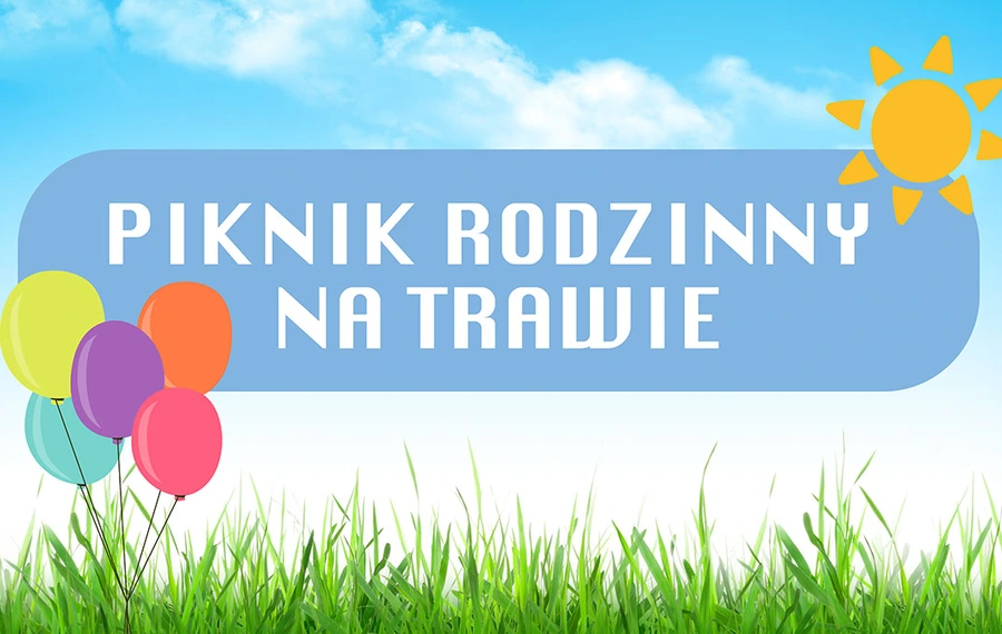 Piknik rodzinny na trawie