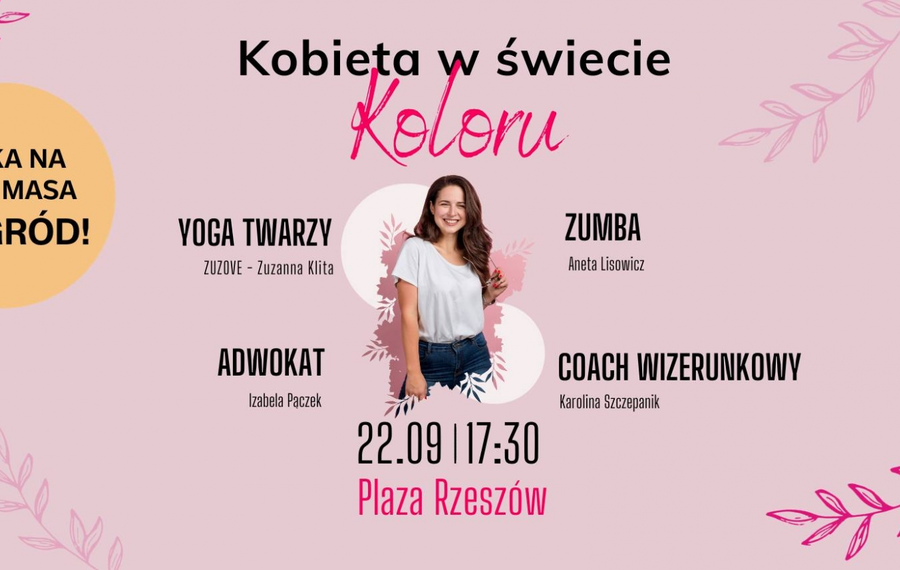 Kobieta w świecie koloru