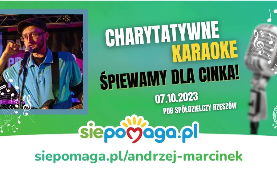 Charytatywne Karaoke. Śpiewamy dla Cinka!