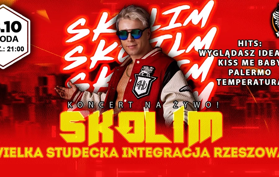 Wielka Studencka Integracja Rzeszowa. Koncert Skolim