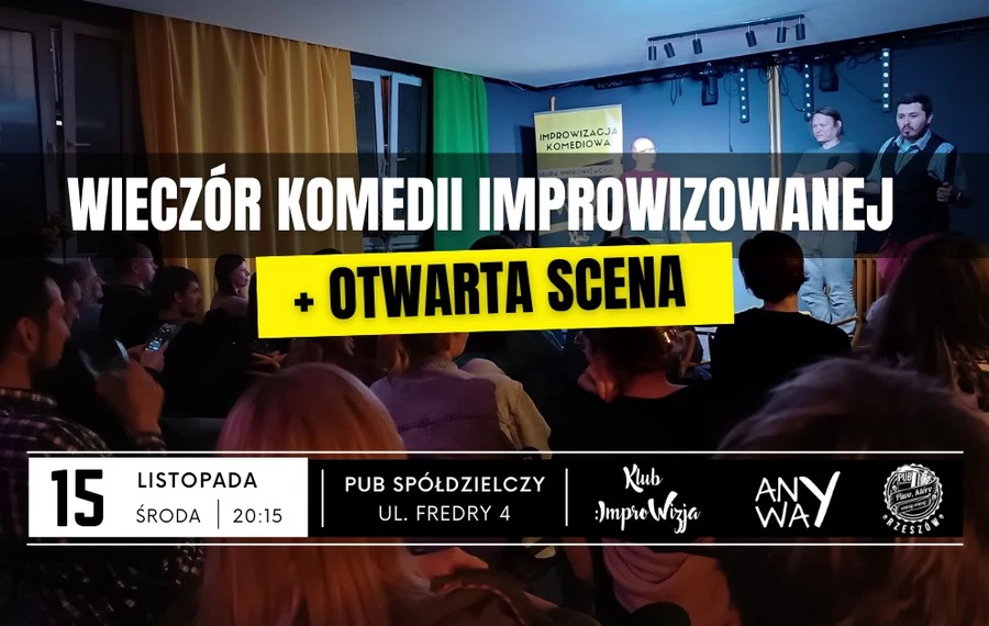 Wieczór komedii improwizowanej + otwarta scena