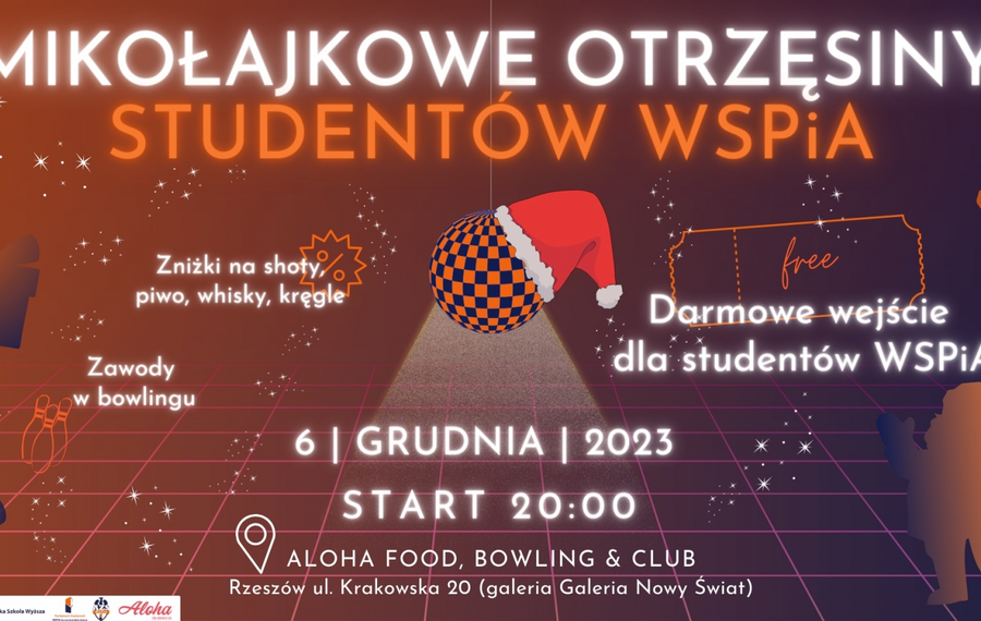 Mikołajkowe otrzęsiny studentów WSPiA