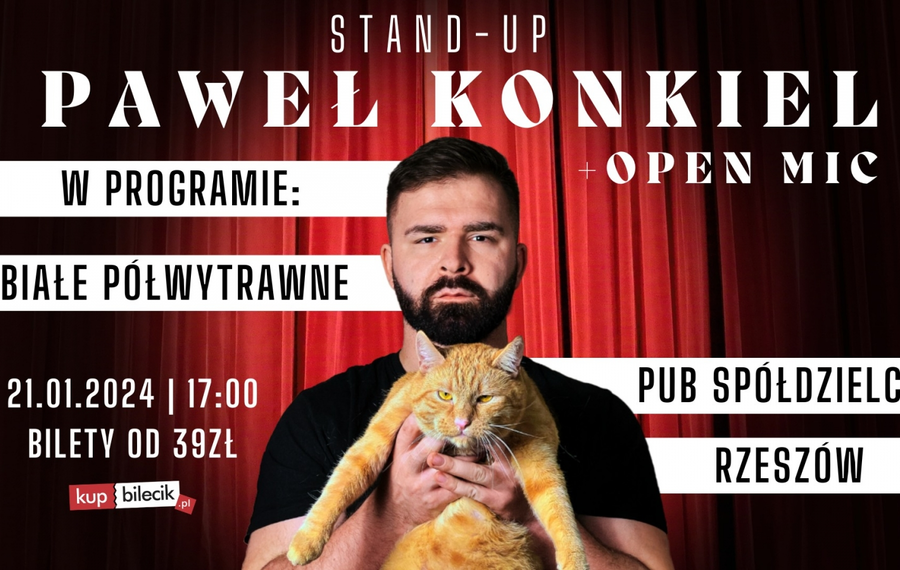 Paweł Konkiel - Białe Półwytrawne + Open Mic