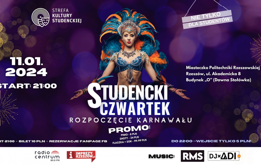 Studencki Czwartek - rozpoczęcie karnawału