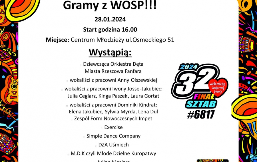 Gramy w WOŚP