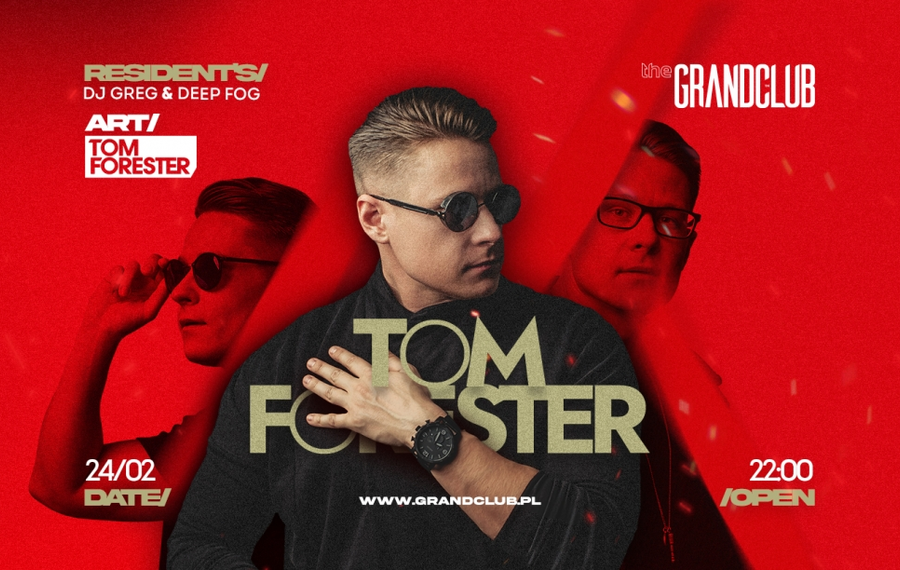 Born to party: Tom Forester