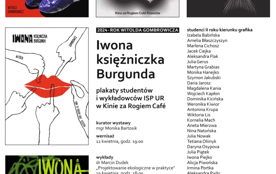 "Iwona, księżniczka Burgunda" - wystawa plakatów