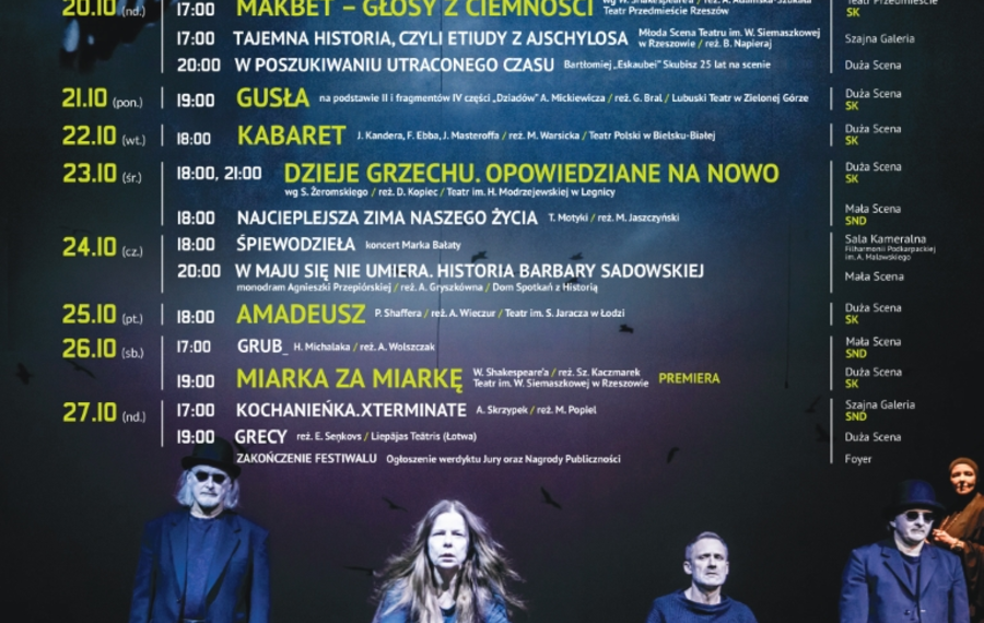 62. Rzeszowskie Spotkania Teatralne: 03. Festiwal Arcydzieł