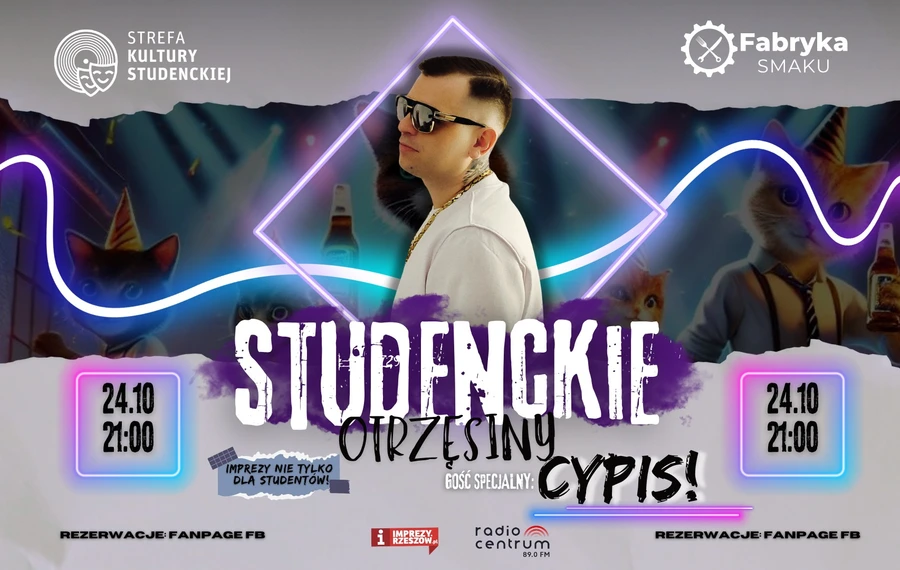 Studenckie Otrzęsiny. Wystąpi Cypis