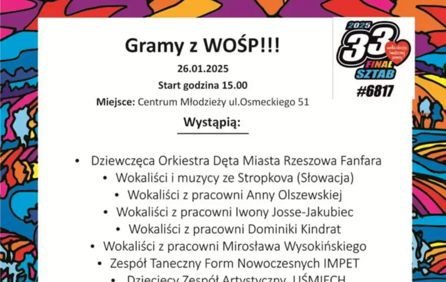 Centrum Młodzieży gra z WOŚP