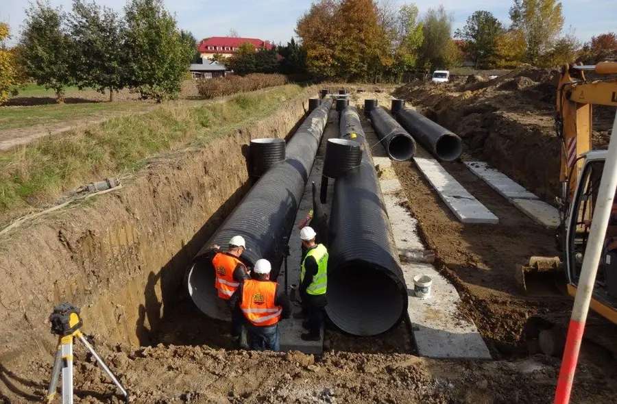 Budowa kanalizacji deszczowej na os. Budziwój, fot. prid.krosno.pl