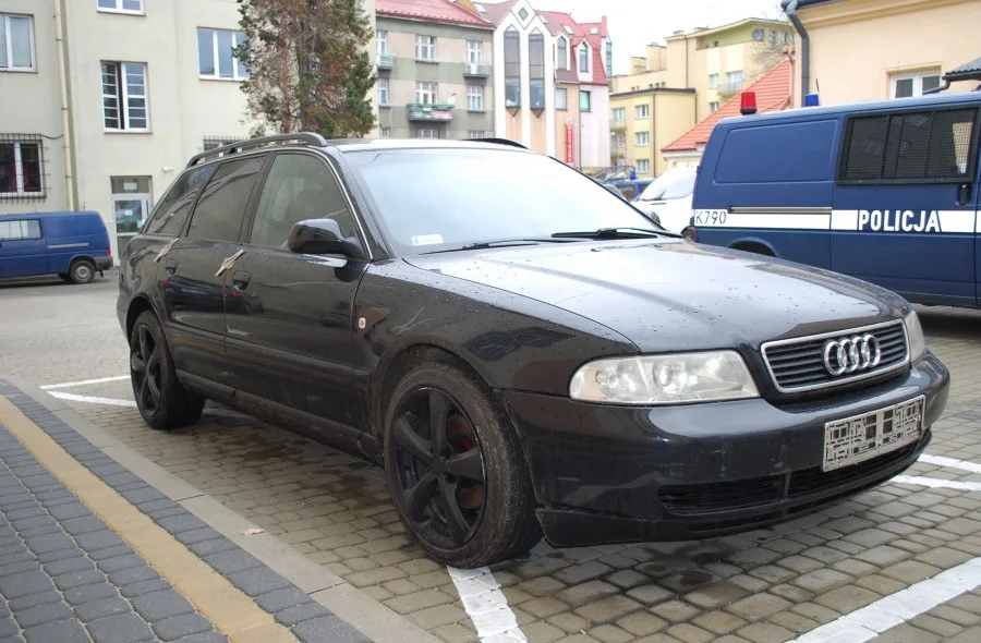 Audi A4, którym poruszał się zaginiony / fot. KMP Rzeszów