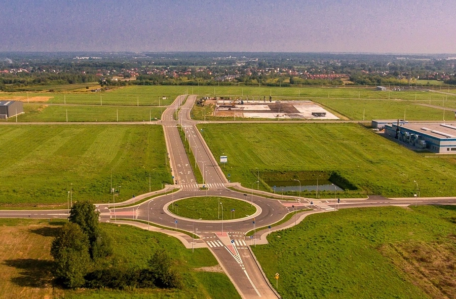 Tereny inwestycyjne Parku Naukowo-Technologicznego "Rzeszów-Dworzysko", fot. materiały prasowe