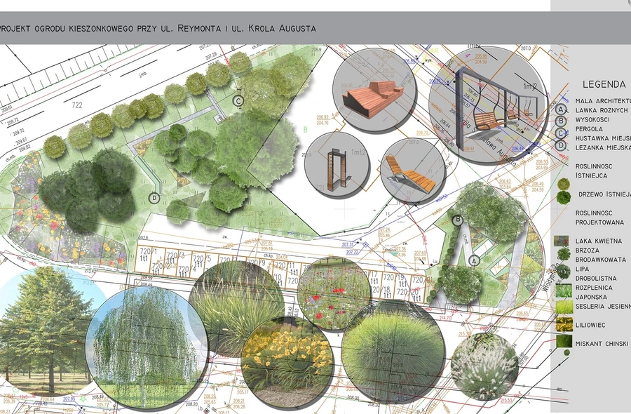 Projekt ogrodu / Zarząd Zieleni Miejskiej w Rzeszowie