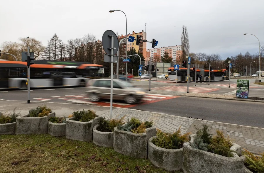 Na zdj. Skrzyżowanie al. Powstańców Warszawy z ul. Kwiatkowskiego / fot. Grzegorz Bukała - UM Rzeszowa