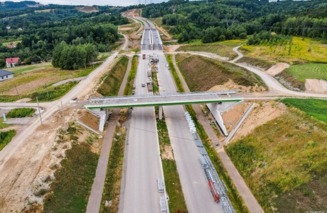 Budowa drogi ekspresowej S19 Babica - Jawornik / fot. GDDKiA