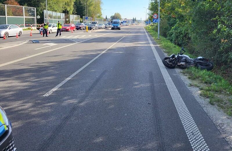 Wypadek w Rudnej Małej. Jedna osoba ranna