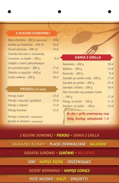 Menu - zdjęcie 6