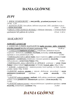 Menu - zdjęcie 6