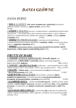 Menu - zdjęcie 11