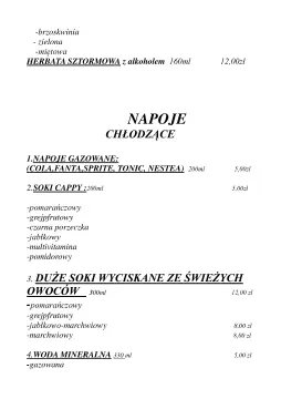 Menu - zdjęcie 17