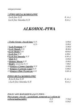 Menu - zdjęcie 18