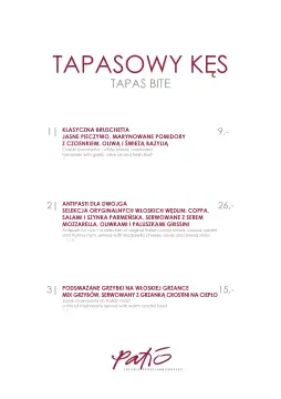 Menu - zdjęcie 2