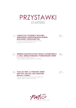 Menu - zdjęcie 3