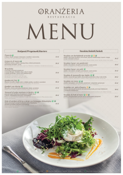 Menu - zdjęcie 1