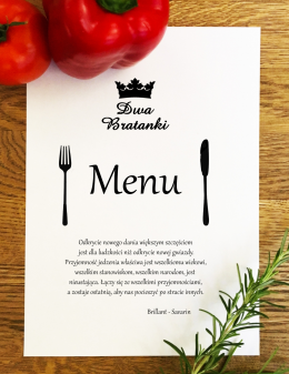 Menu - zdjęcie 1