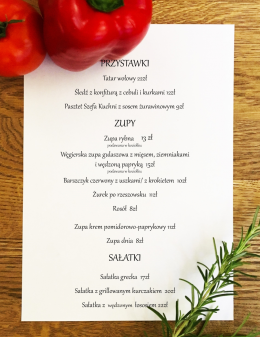 Menu - zdjęcie 3