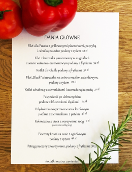 Menu - zdjęcie 4