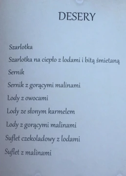 Menu - zdjęcie 4